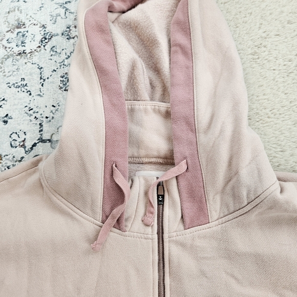 Fabletics x Demi Lovato Workout Cropped Pink Zip Hoodie Jacket XXL - Picture 9 of 15